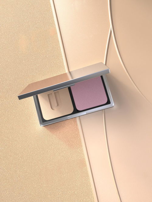 簡(jiǎn)約清新 美妝日用百貨的抽象空間渲染